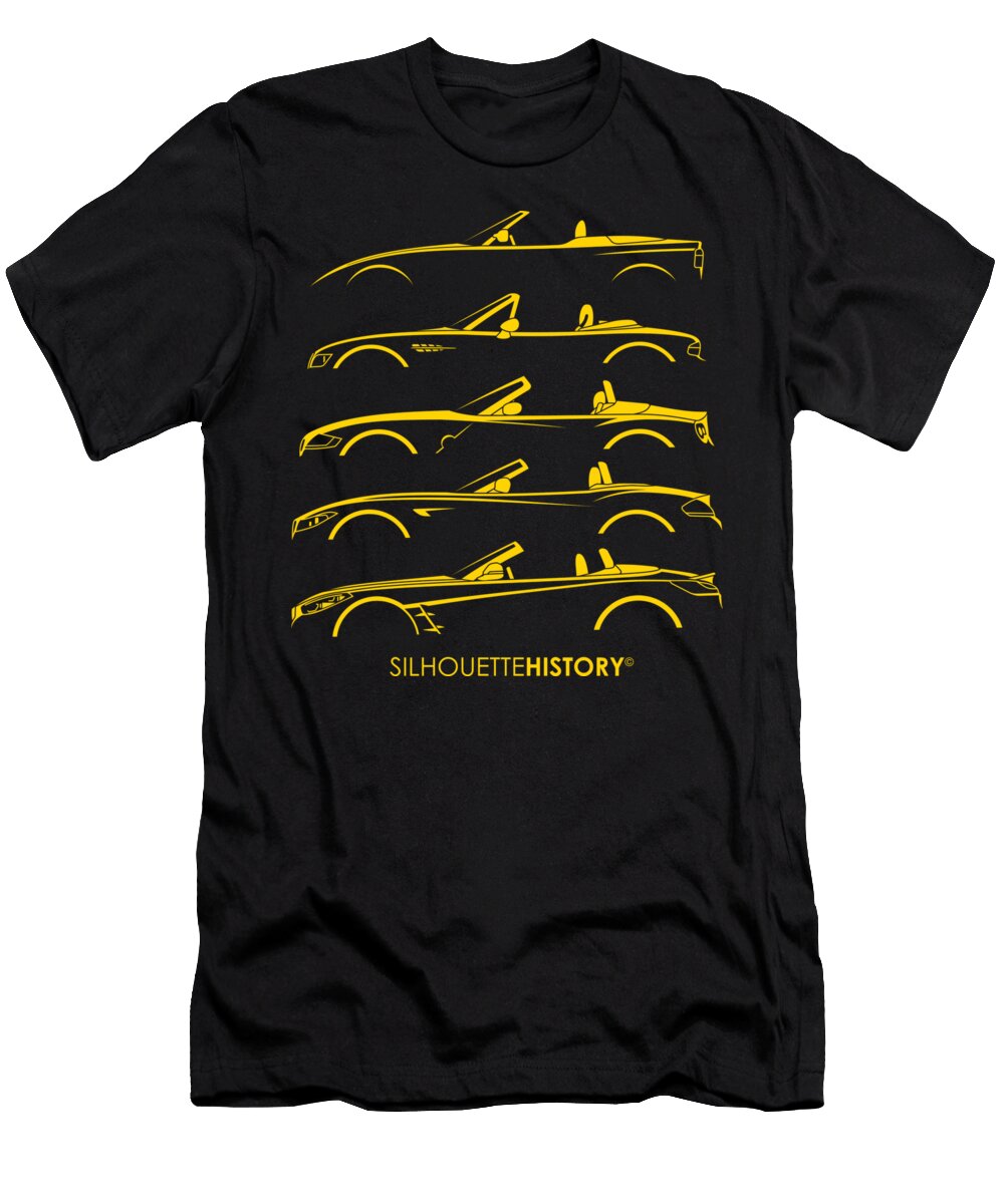 Bavarian Roadster Z 5gen Silhouettehistory Gabor Vida T-Shirt
